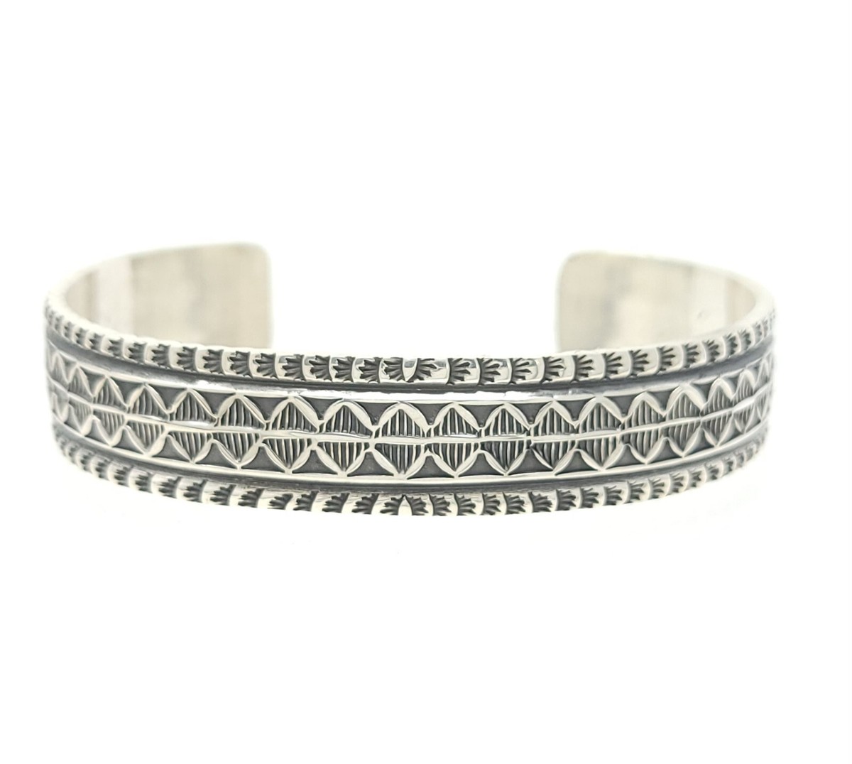 アクセサリー SUNSHINE REEVES / Stamp Brace M Sunshine Reeves Sterling Silver Cuff Bracelet Handmade