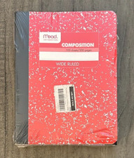 Mead 6 Pack Composition Wide Ruled Notebooks 100 Sheets 200 Pages Bright Color
