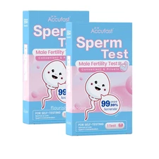 2x Sperm Test Kit For Male Pregnancy Preparation Accuracy 99% Sperm Count