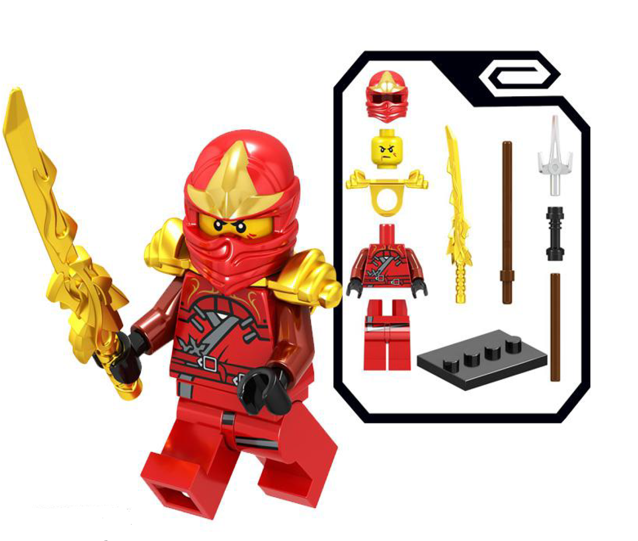 lego ninjago nadakhan minifigure