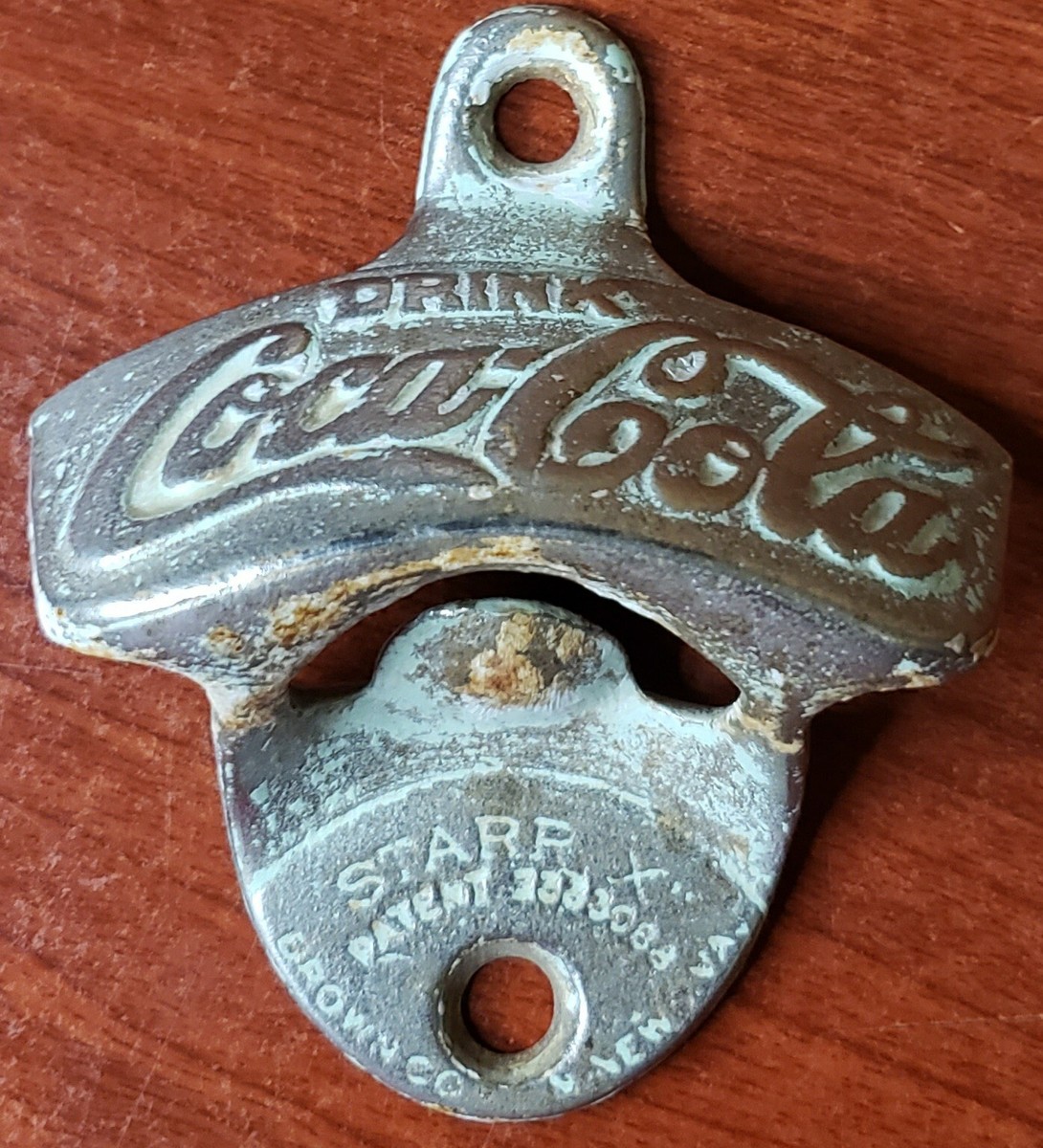 Coca Cola Bottle Opener Starr X Cast Iron 2333088 Patent