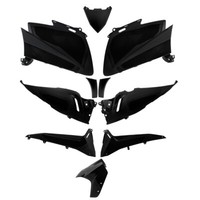 Verkleidungskit TNT 10-Teilig Schwarz Metallic FüR Yamaha XP T-Max 530 Ccm