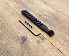 Rossi Triple Black Heritage R92 92 Citadel Levtac Ghost Ring Picatinny Rail Alum