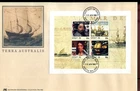 1985 Australian Bicentennial "Navigators" (Mini Sheet) FDC - Perth WA 6000 PMK