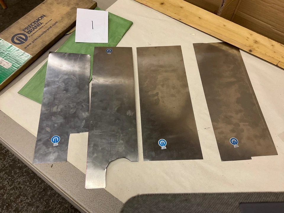 LOT - Precision Brand Shim Stock  - 6” flats and rolls - open boxes - cut pcs. - Image 2 of 4