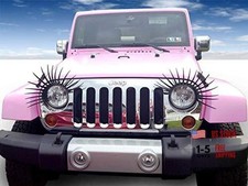 Carlashes For Jeep Wrangler Jk Jl 1987-present - Car Headlight Eyelashes -