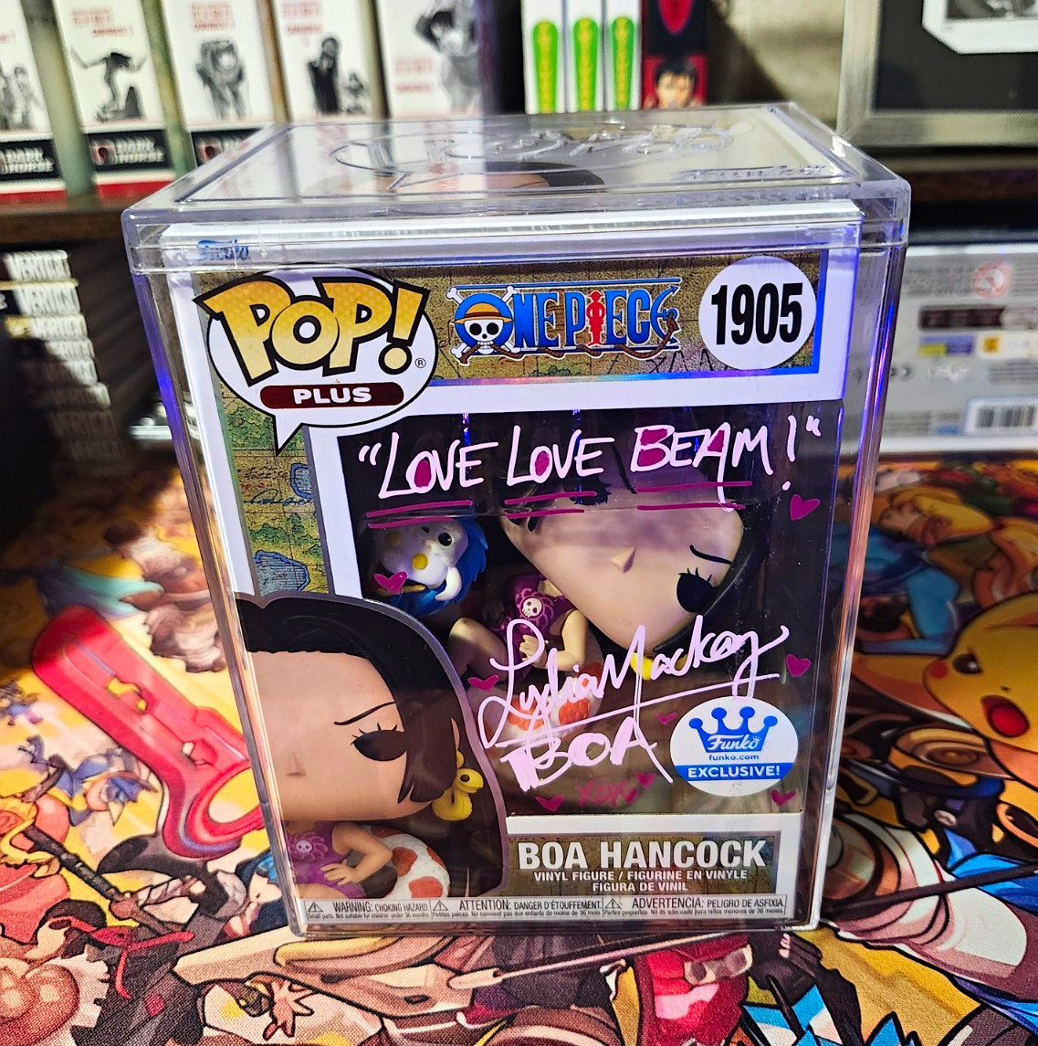 Figura Vinilo One Piece Boa Hancock #1905 Funko Exclusiva FIRMADA Y AUTENTICADA