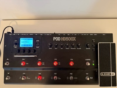 Line 6 POD HD500X Guitar Multi-Effects Processor Power Supply Included!