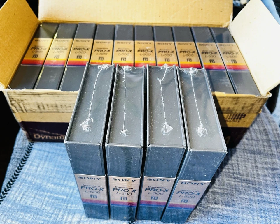 14x Sony PRO-X L500 Betamax Tape For Super Beta Format BRAND NEW SEALED - Image 3 of 3