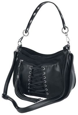 Banned Alternative Handtasche Damen Lacing Bag schwarz Standard