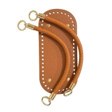 Bag Handle with Base Gold-Tone Braided Purse Handle Reusable for Hobbyists
