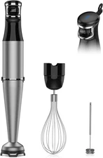 Immersion Blender Handheld 1100W 3 in 1 Corded Stick Hand Blenders for Kitchen