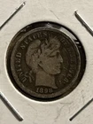 1898  U.S. BARBER 90% SILVER DIME 10C