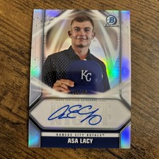 2020 Bowman Draft - Chrome Draft Night Autographs Asa Lacy #DNA-AL /99 (AU, RC)