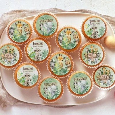 Tortenaufleger Tortenbild Fototorte Muffins Cake individuell Wunschtext und Foto
