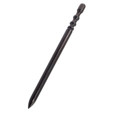 LifCratms Wood Leather Burnisher Tool, Ebony Wood Professional Leather Edge B...