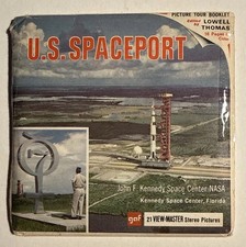 View-Master U.S. SPACEPORT Kennedy Space Center, B662 - 3 Reel Set Book V2