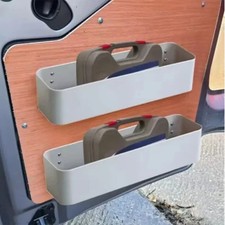 2PC Van Camper Universal Fit Storage Pocket Shelf Racking Tool Storage Barn Door