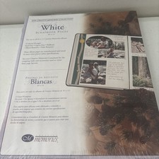 Creative Memories 8-1/2x11 WHITE Scrapbook Refill Pages 15 Brand NEW
