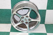 00-04 Corvette Chrome Front Alloy Wheel Rim 17x8.5 Five 5 Spokes Oem Factory