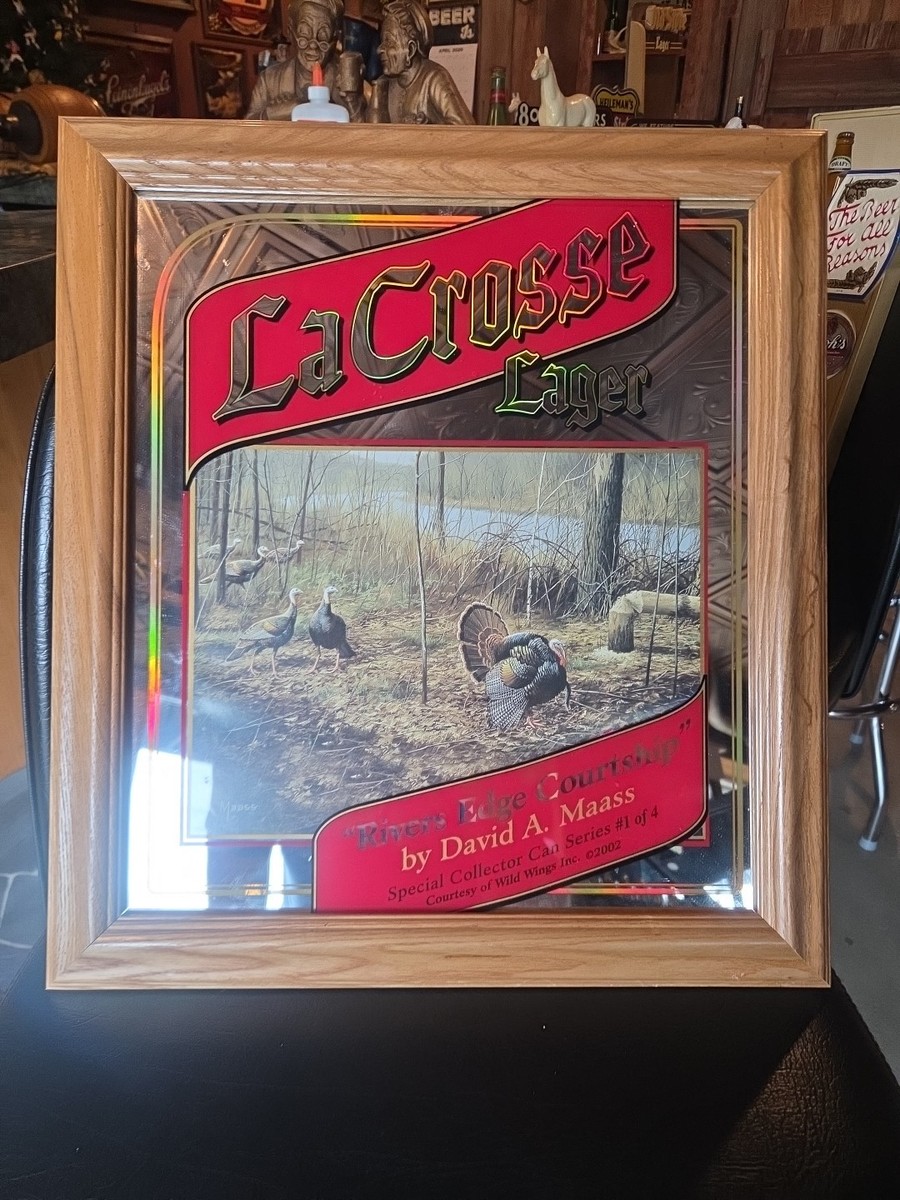 LaCrosse Lager Beer Mirror 2002 Turkey 1 Of 4 In WILDLIFE SERIES