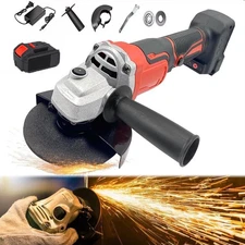 21V Cordless Angle Grinder Kit Power Tool Sander With Battery & Charger 11000RPM