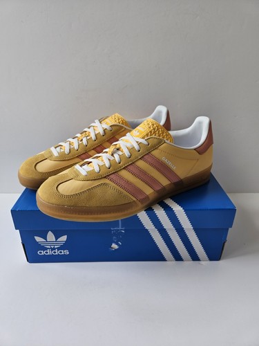 BNIB adidas Originals Gazelle Indoor Semi Spark Wonder Clay Trainers UK Size 10