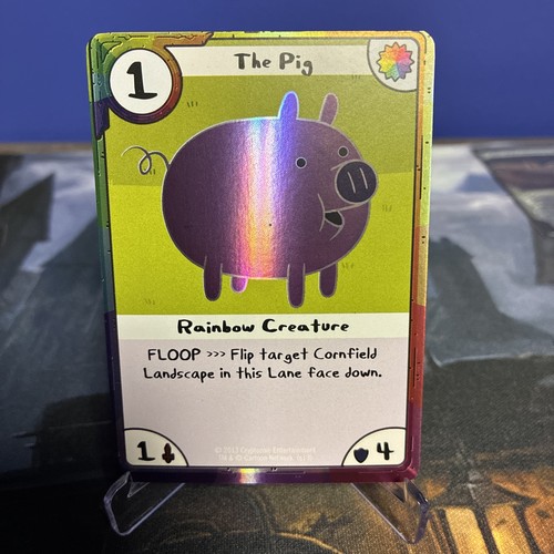 Holographic THE PIG Promo Card for Adventure Time Card Wars NEW MINT - Picture 3 of 4