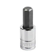 Powerbuilt 3/8 Inch Drive x 10 MM Hex Bit Socket - 641401
