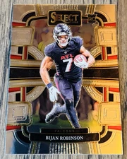 Bijan Robinson Rookie 2023 Panini Select Concourse #4 Atlanta Falcons
