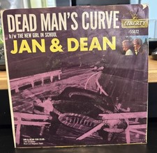 Jan & Dean "Dead Man's Curve" & "Liberty 55672 Picture Sleeve Vinyl