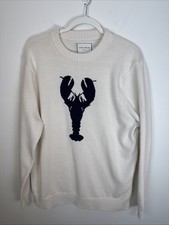 Long Wharf Supply Co. Portland SeaWell Lobster Sweater Size XL Preppy Nautical