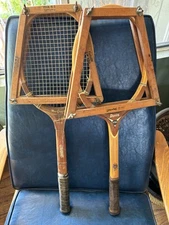 Vintage Tennis Rackets - MacGregor Frank Parker and Spalding Davis