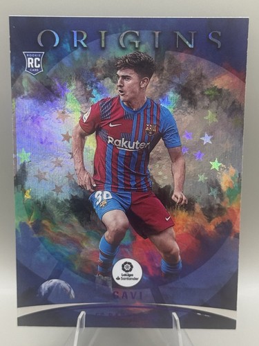 Gavi Barcelona 2021-22 Panini La Liga Chronicles Origins Purple Astro RC