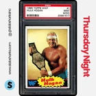 1985 TOPPS WWF PRO WRESTLING STARS #1 HULK HOGAN PSA 9 (OC)