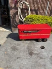 TONKA Vintage Box Trailer Truck Red Thunderbird Express approx 1958 16" + long