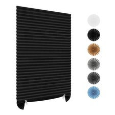 Temporary Blackout Blinds - No Drill, Stick On 90W x 180H cm, Black 