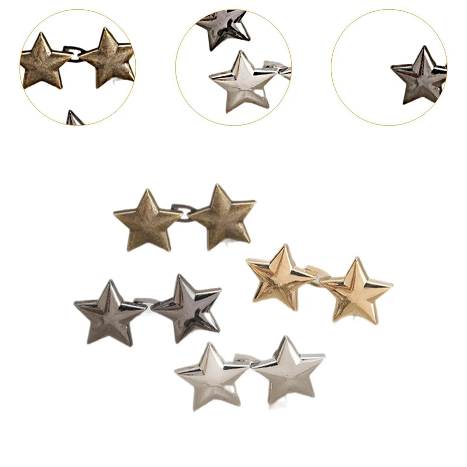 Jeans Tighten Waist Buckle Star Button Adjuster No Sewing Required Simple Jean - Image 3 of 4