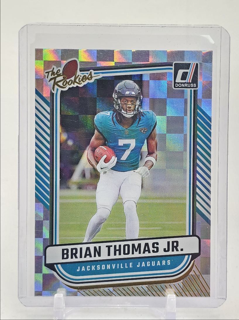 BRIAN THOMAS JR. 2024 DONRUSS THE ROOKIES JACKSONVILLE JAGUARS RC Q5758