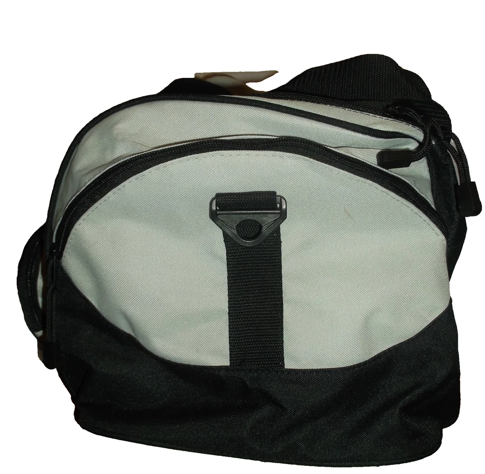 Bolso de Lona Port & Company Bloques de Color Negro y Gris Nuevo con Etiquetas Foto 3 de 4