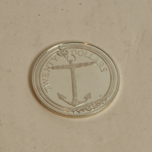 Franklin Mint $20 Treasure Coin of the Caribbean: "ANCHOR"