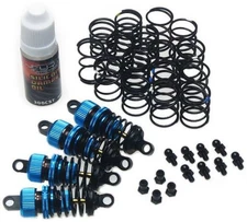 NEW Yeah Racing DSG-0055BU Shocks 55mm Damper Shock (4) Blue for 1/10 Touring Ca