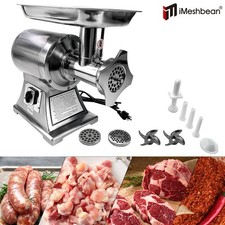 550LB/h 1100W Commercial Meat Grinder,Electric Sausage Stuffer,193RPM Heavy Duty