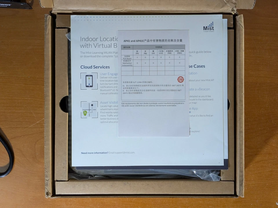 Mist Systems Premium Wi-Fi & BLE Array AP41-US Dual Band Access Point / OPEN BOX - Image 3 of 4