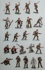 Vintage 1960's Marx HO-Scale WW2 Invasion Day, Battleground US Maines Lot x22