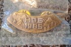 New 1985 HOG Harley Davidson Owners Group Pin Badge Rocker HD Wings
