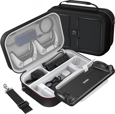 Steam Deck Case, 2024 Upgrade Steam Deck Carrying Case, Large Capacity Storage,