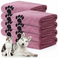 Super Absorbent Dog Bath Towel - Quick-Drying Soft Pet Towel for Small Large Dog