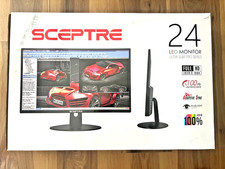 Sceptre 24" 100Hz 1ms Monitor HDMI x2 VGA 100 sRGB, Built-in Speakers Eye Care