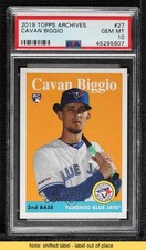 2019 Topps Archives 1958 Design Cavan Biggio #27 PSA 10 GEM MT READ 0vf5
